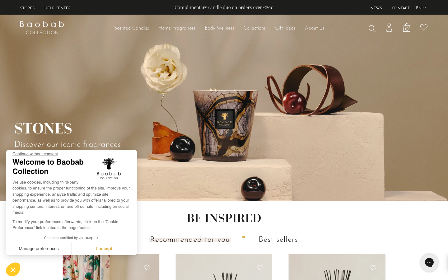 Baobab Collection Website