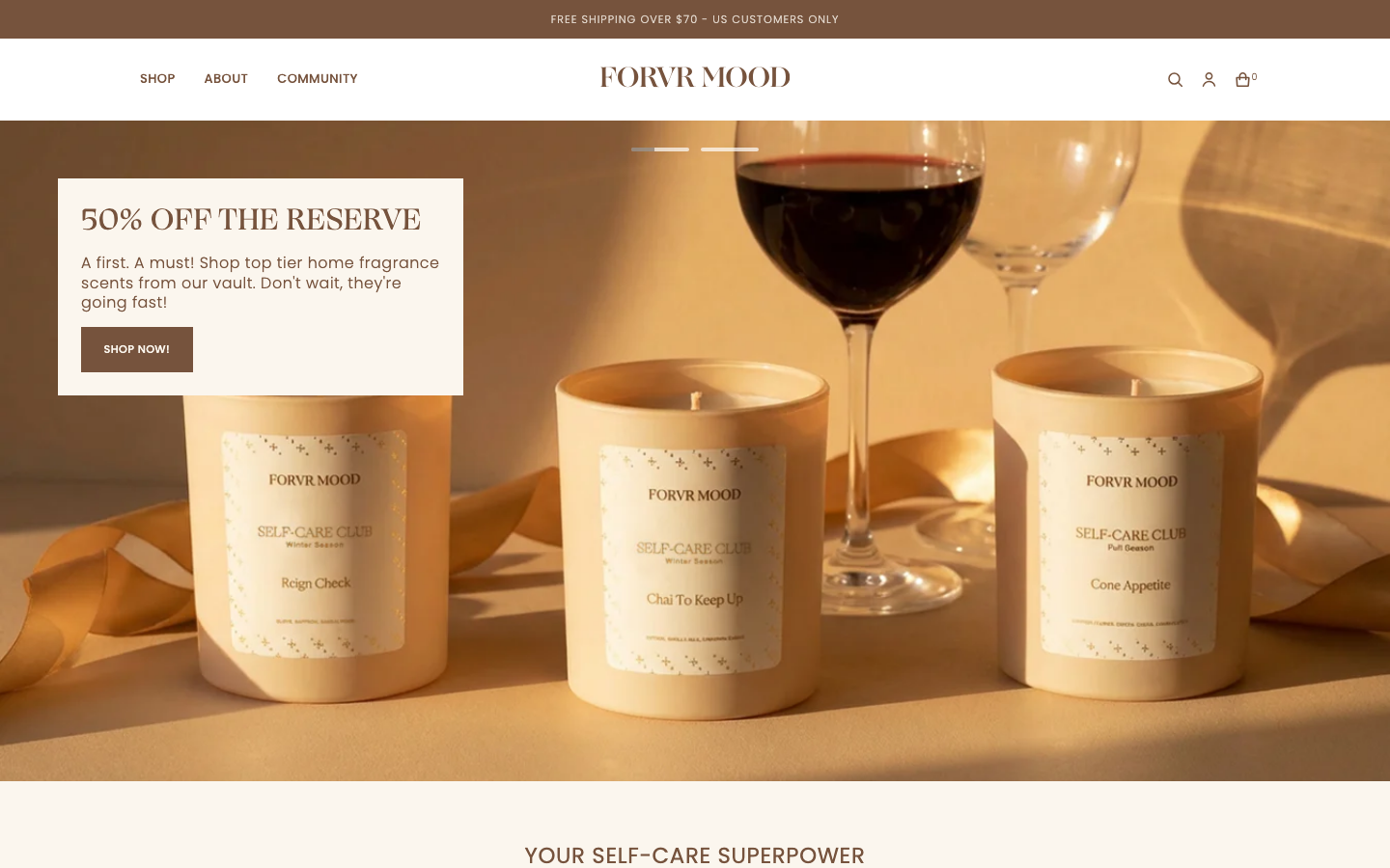 FORVR Mood Website